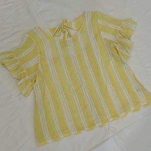 BP Flutter Sleeve Blouse